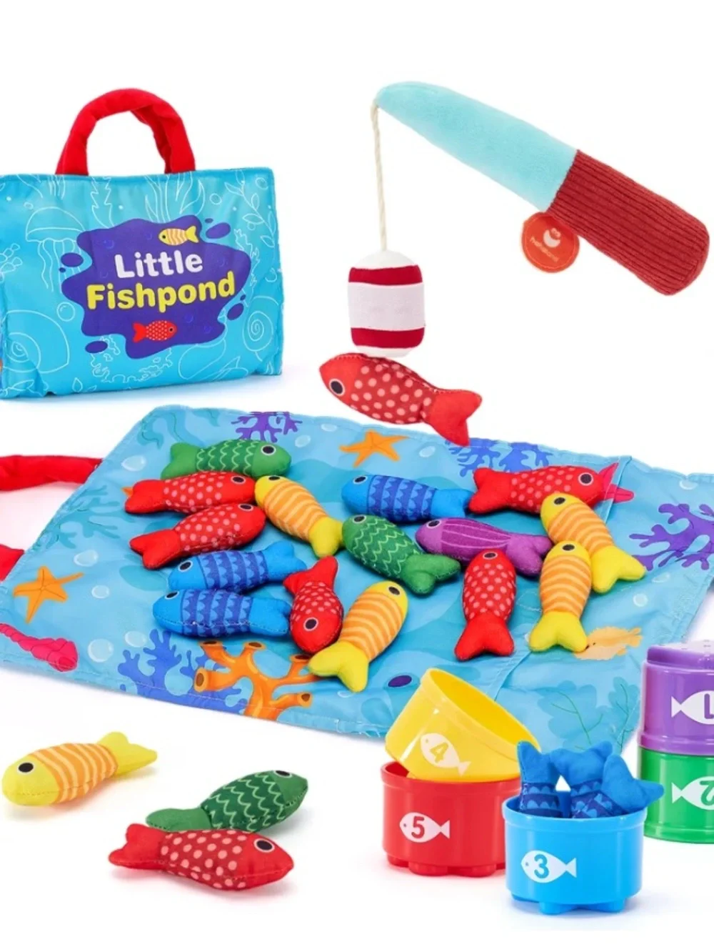 Hahaland Toddler Montessori Fishing Toys for 1 Year Old